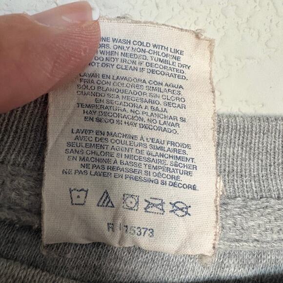 Vintage JFK Kennedy Sweatshirt Massachusetts Delta Fleece Gray XL - Picture 4 of 8